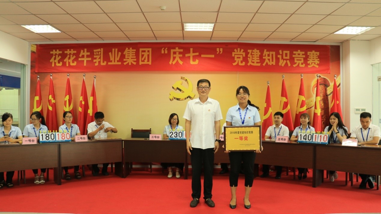 知識競賽爭先鋒   比學趕超展風采 —— 花花牛乳業(yè)集團黨委舉辦慶 “七一”黨建知識競賽